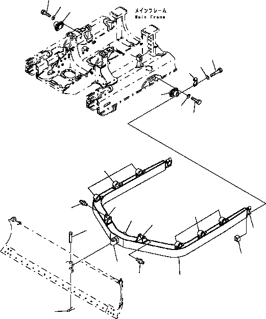 Цапфа 124-70-62330 KOMATSU