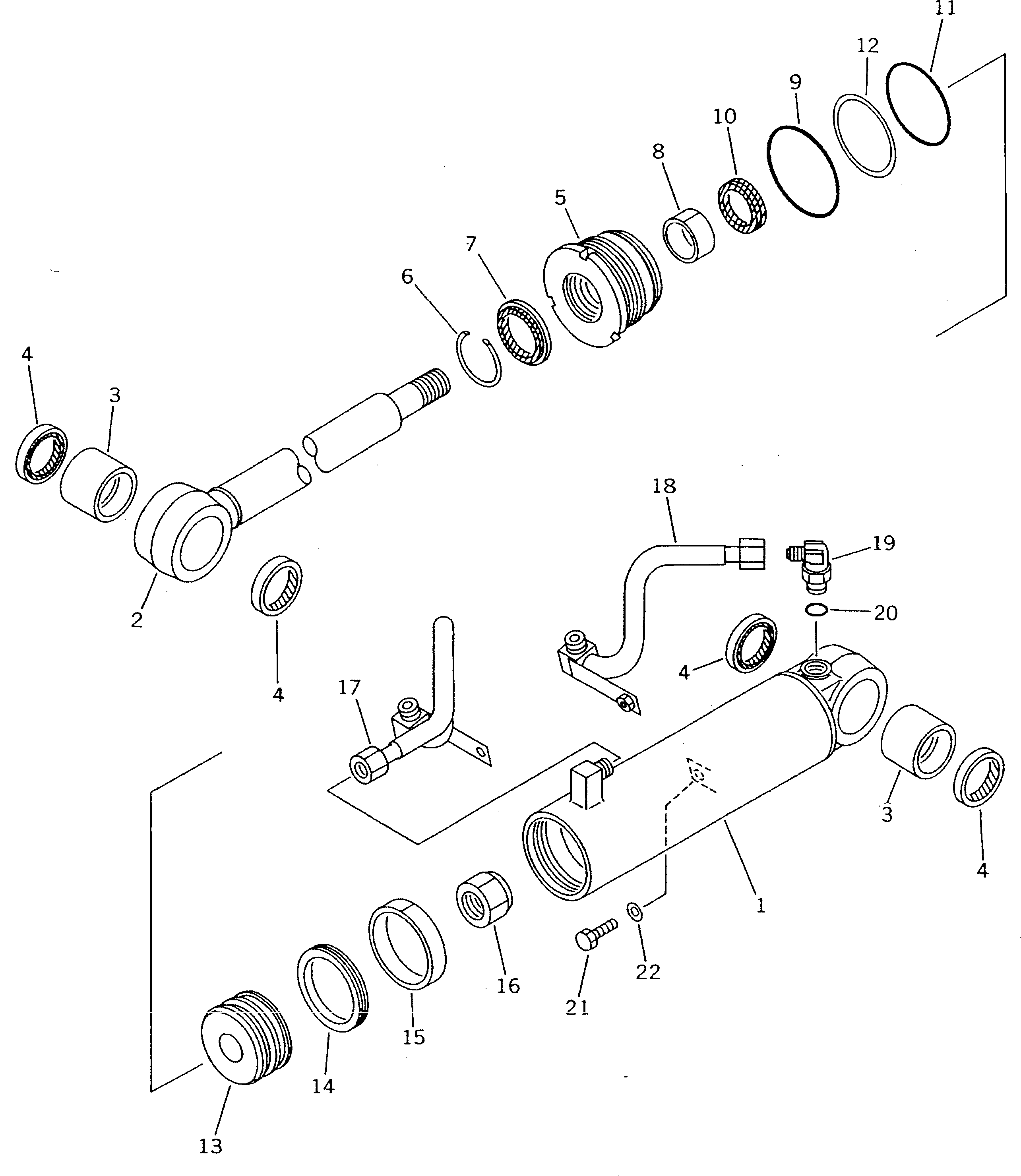 CYLINDER GROUP,L.H. (\8\120-63-X2010) KOMATSU