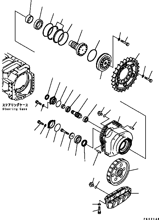 Подшипник 124-27-51442 KOMATSU