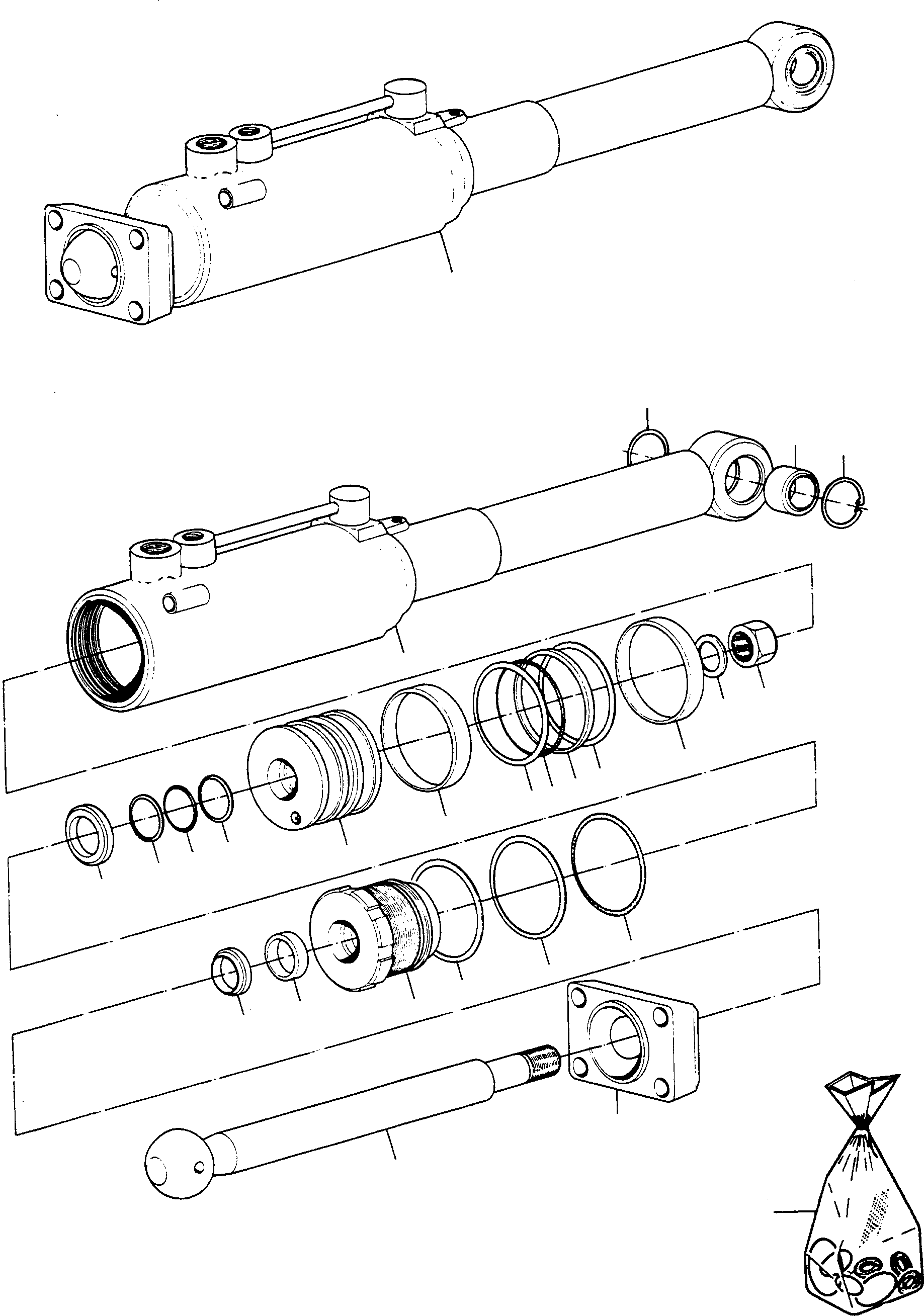 уплотнение 1087553M1 KOMATSU