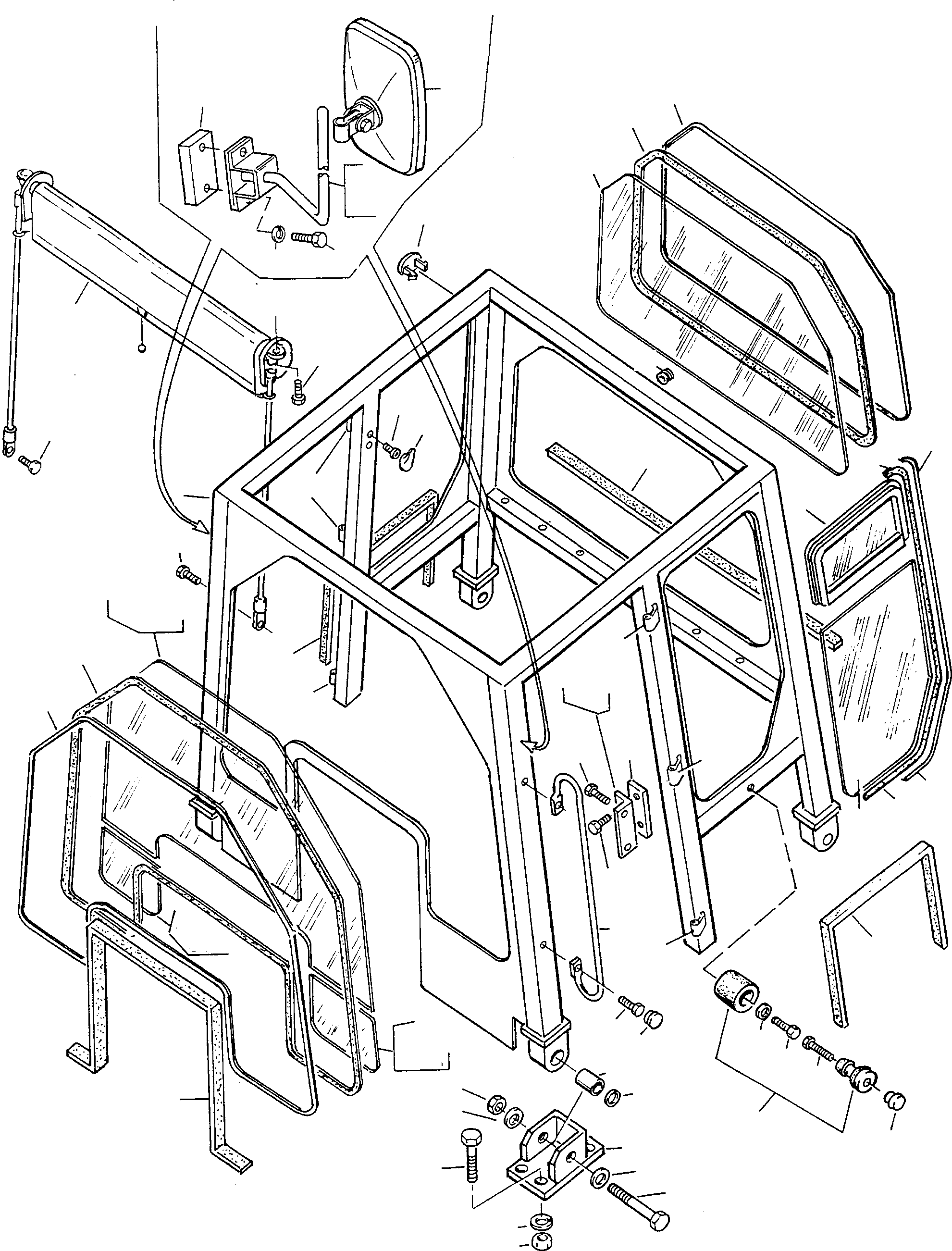 GLASS PANE 4102198M1 KOMATSU