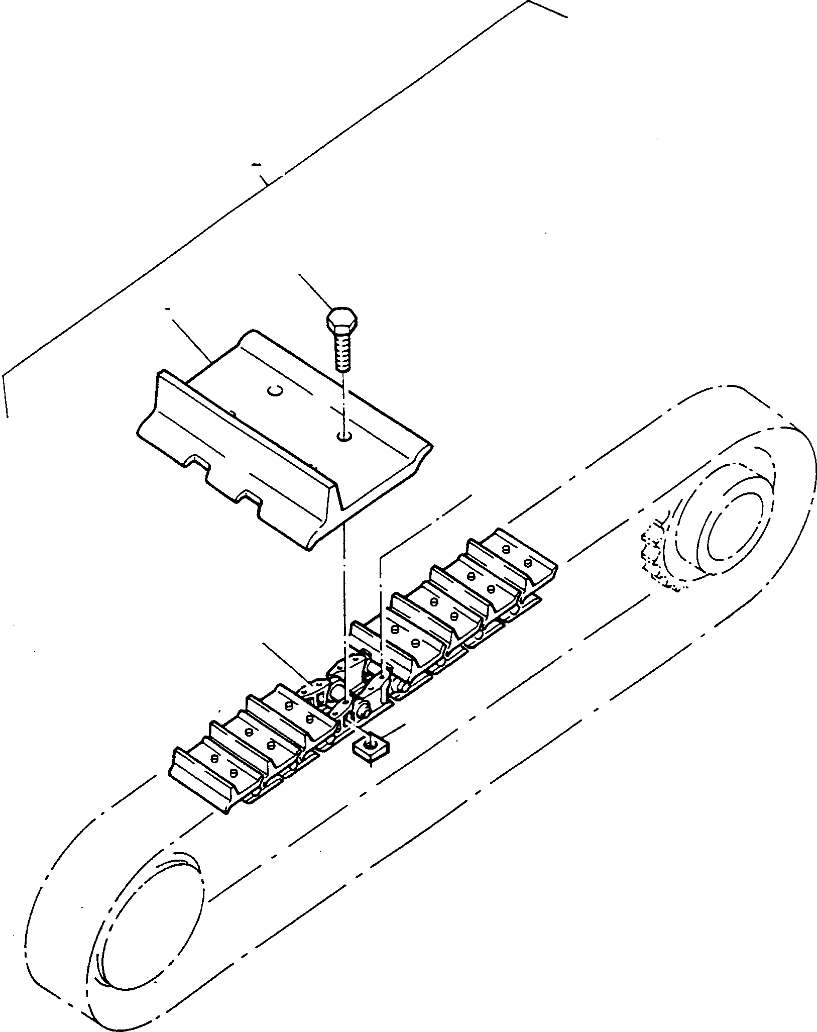 GROUSER SHOE 2989101M1 KOMATSU