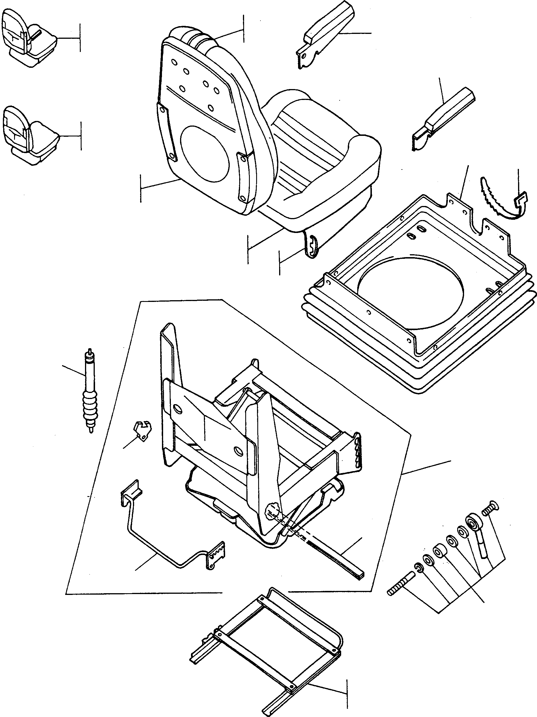 BACK REST 4904907M1 KOMATSU