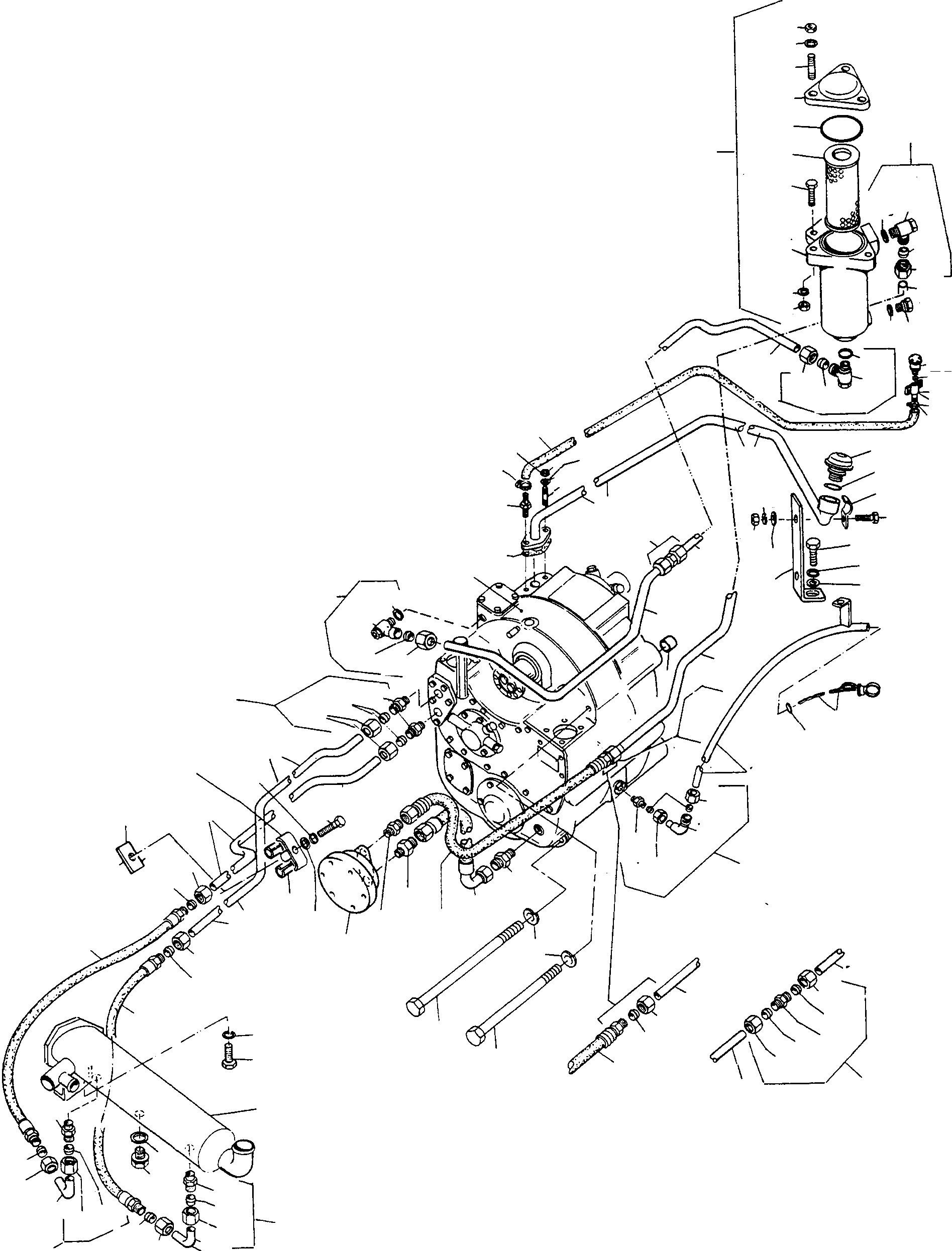 Трубка 2986508M1 KOMATSU