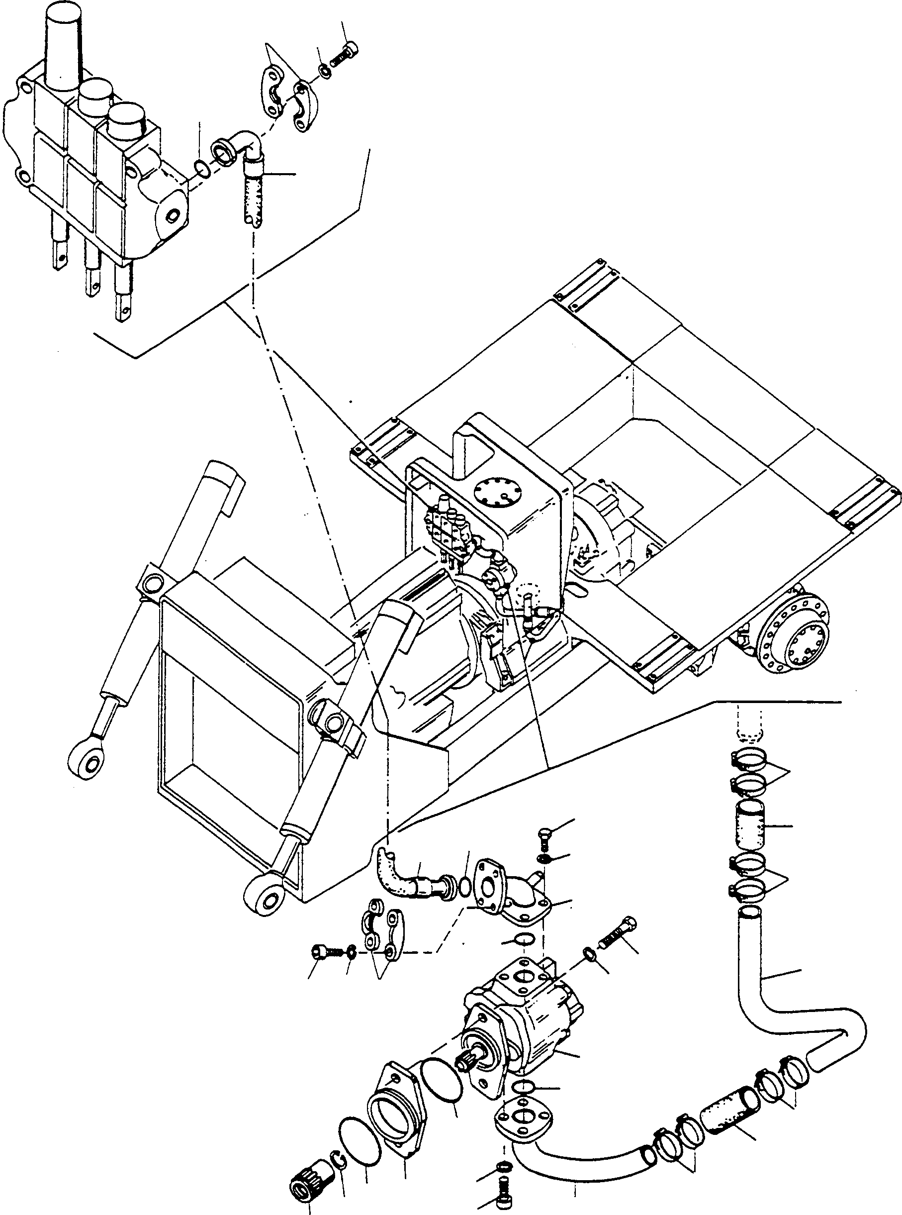 Распределительный коллектор 2986802M91 KOMATSU