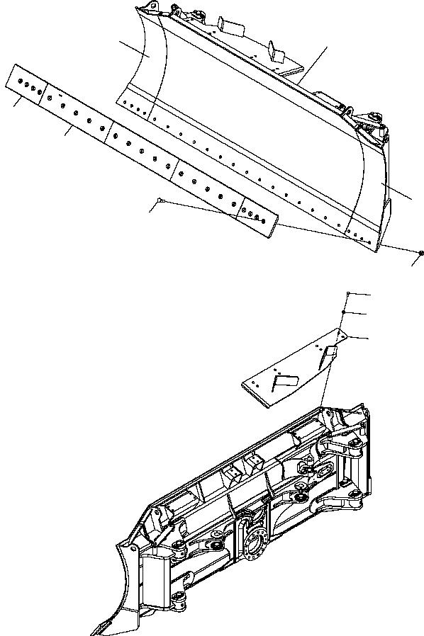 BLADE ASS'Y 12Y-72-14103 KOMATSU