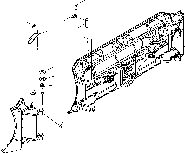 Регулировочная прокладка 12Y-72-14280 KOMATSU