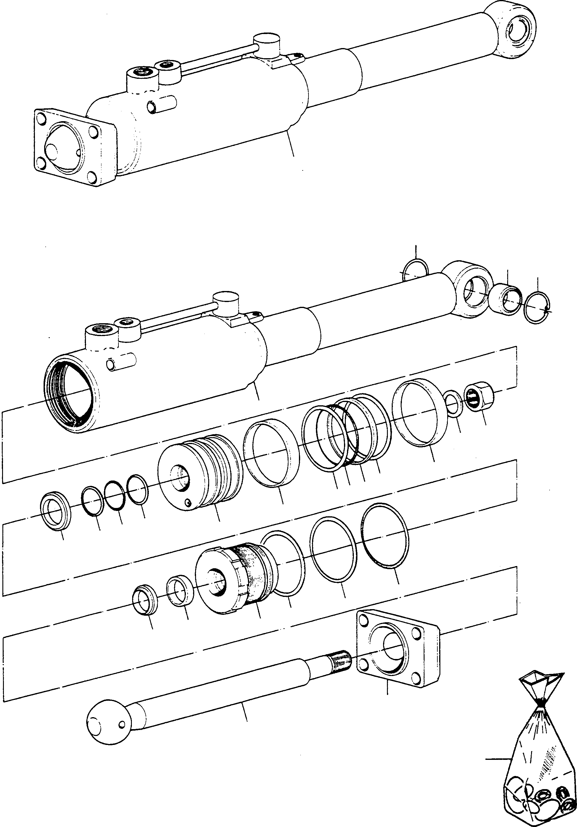 Кольцо 4020535M1 KOMATSU