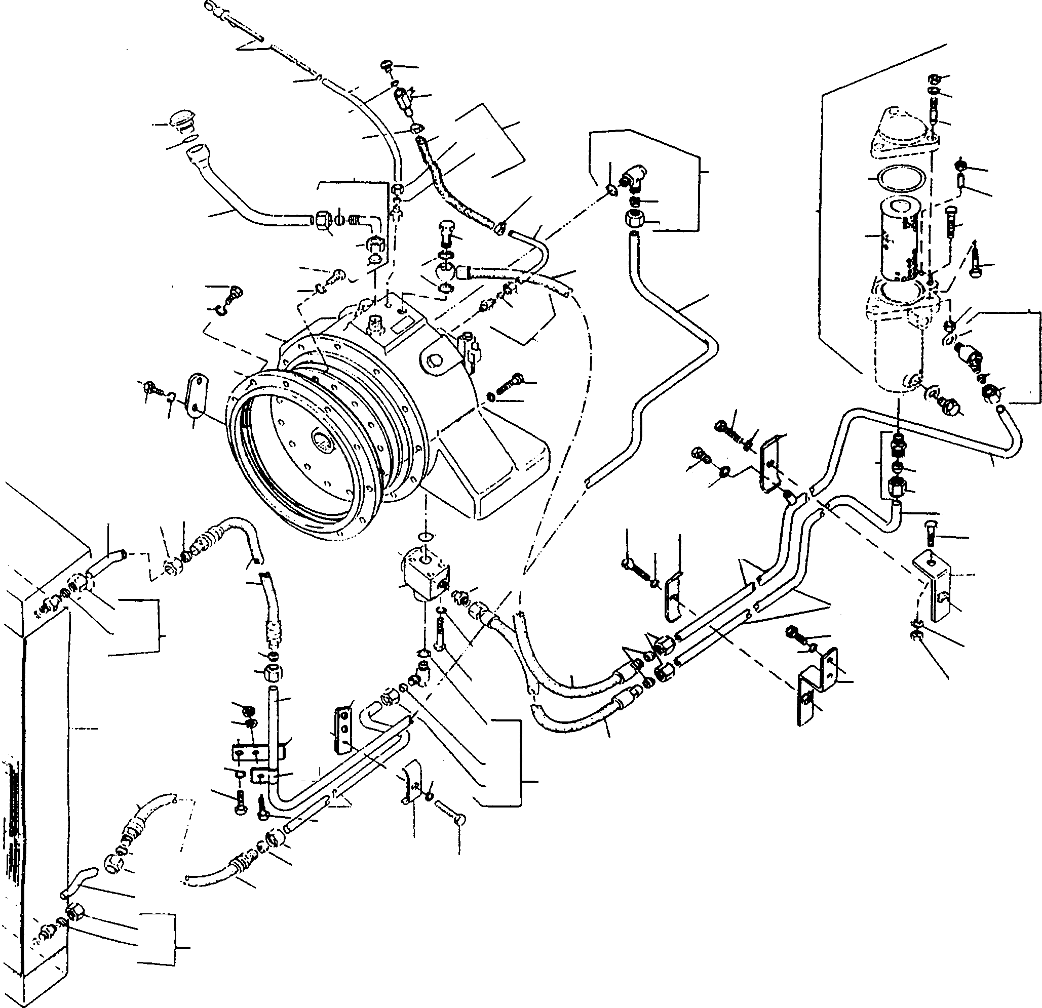 Трубка 2989748M1 KOMATSU