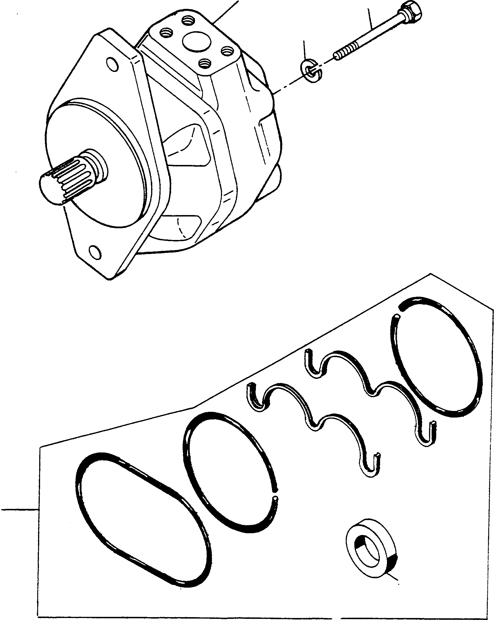 HYDRAULIC PUMP 2990623M91 KOMATSU