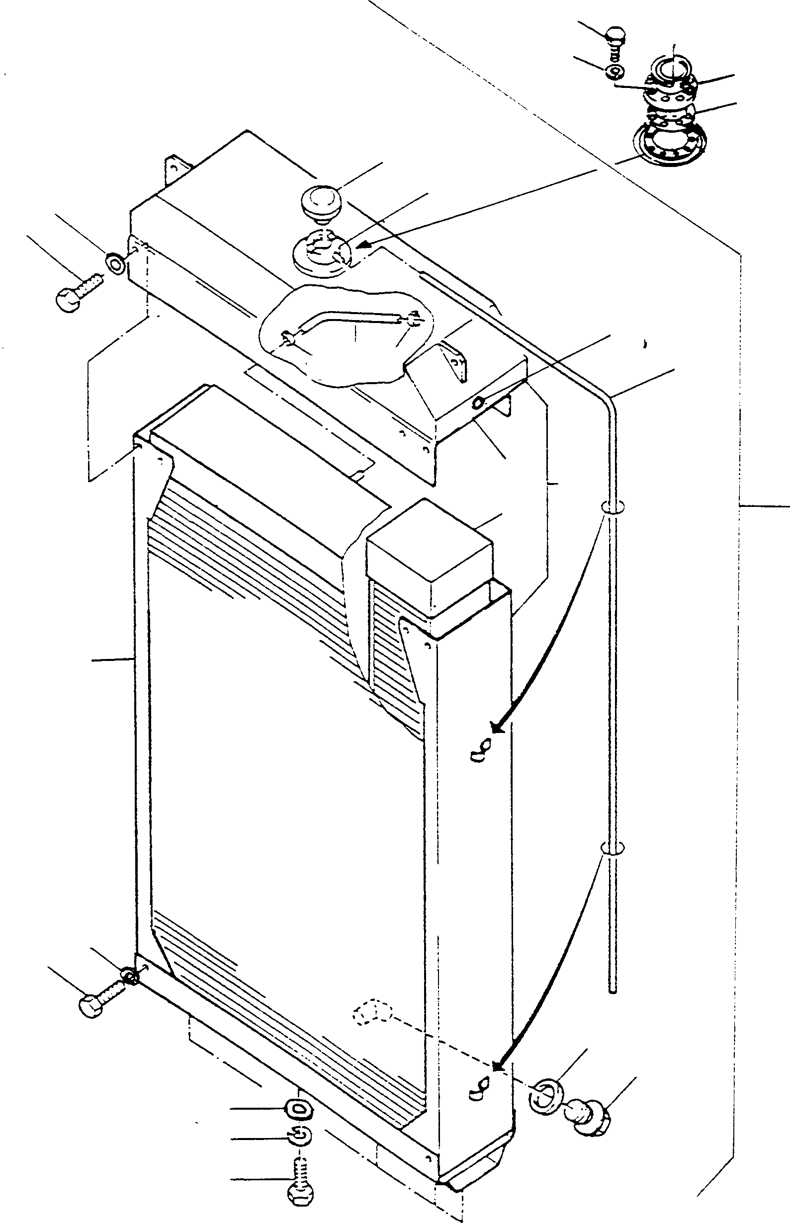 WATER COOLER 4907913M1 KOMATSU
