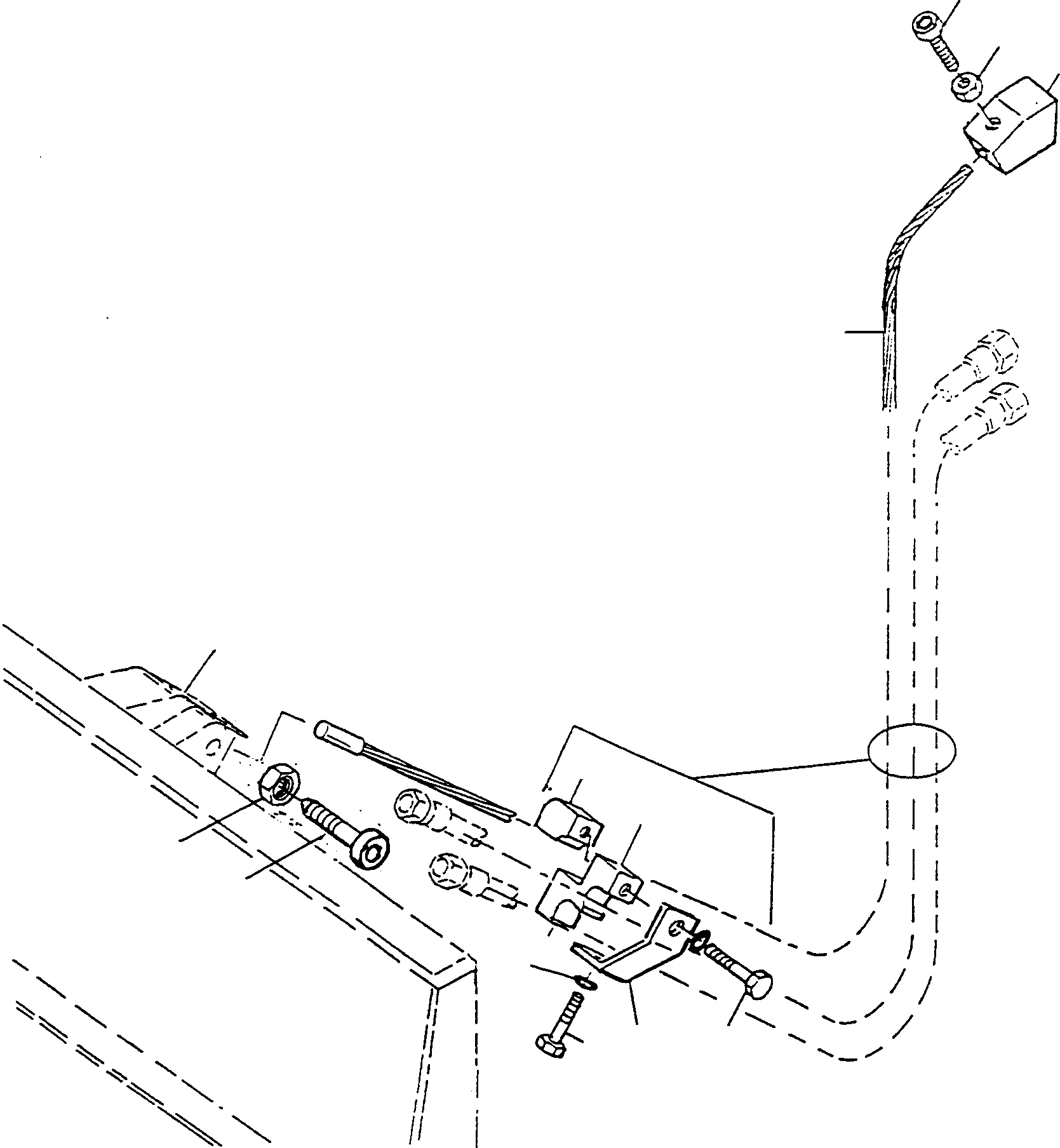 BED BRACKET 4101856M91 KOMATSU
