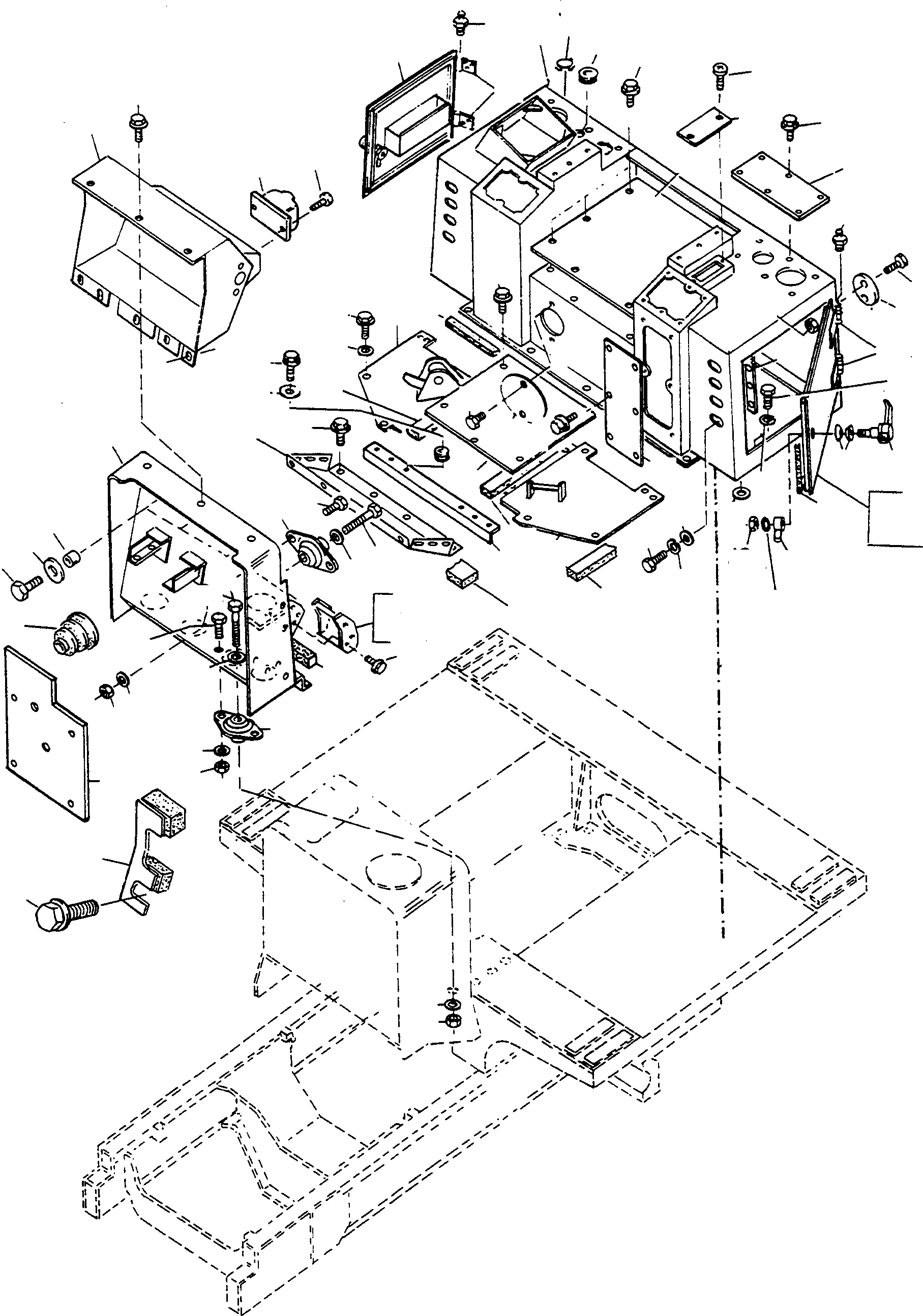 INSTRUMENT BOX 4101840M93 KOMATSU