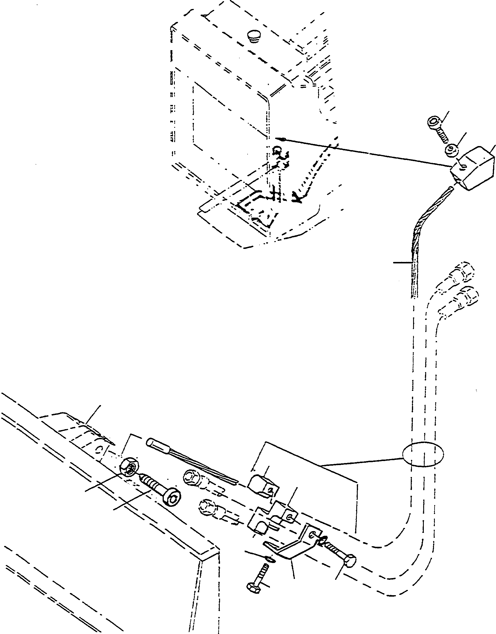 BED BRACKET 4102223M91 KOMATSU