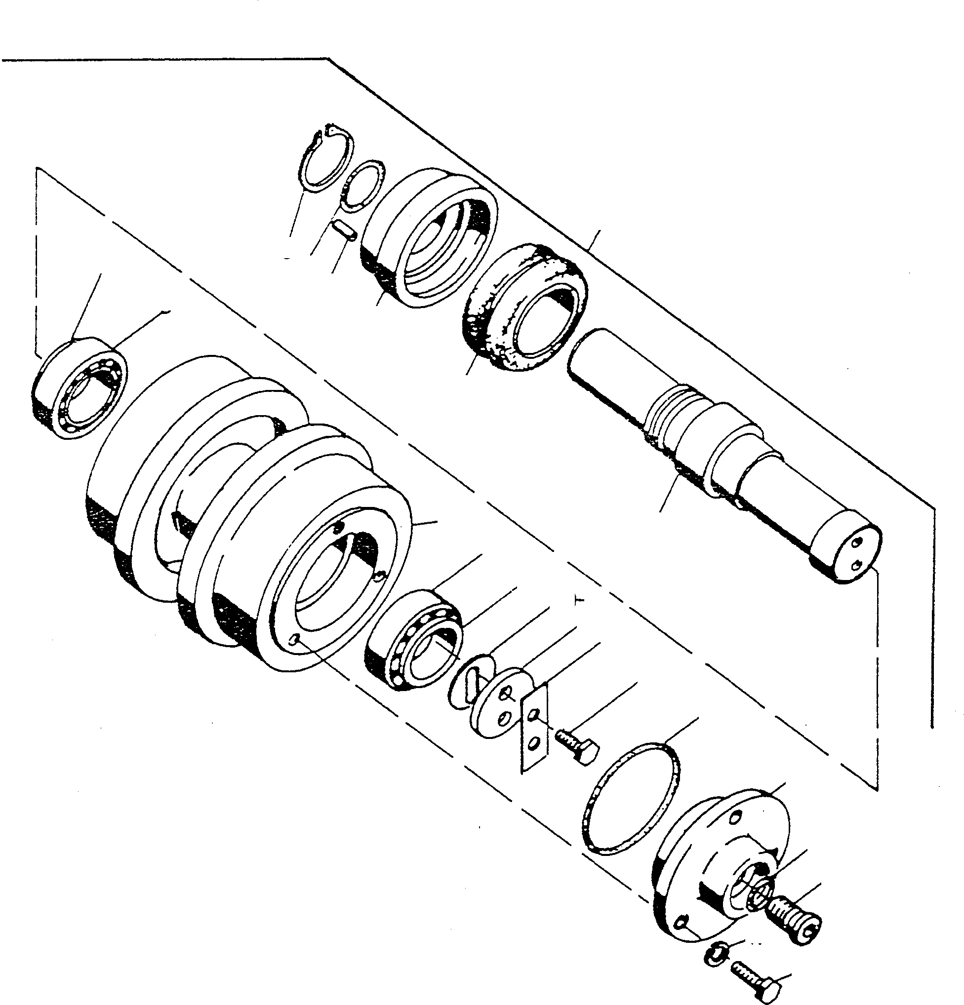 SUPPORT ROLLER 3094639M91 KOMATSU