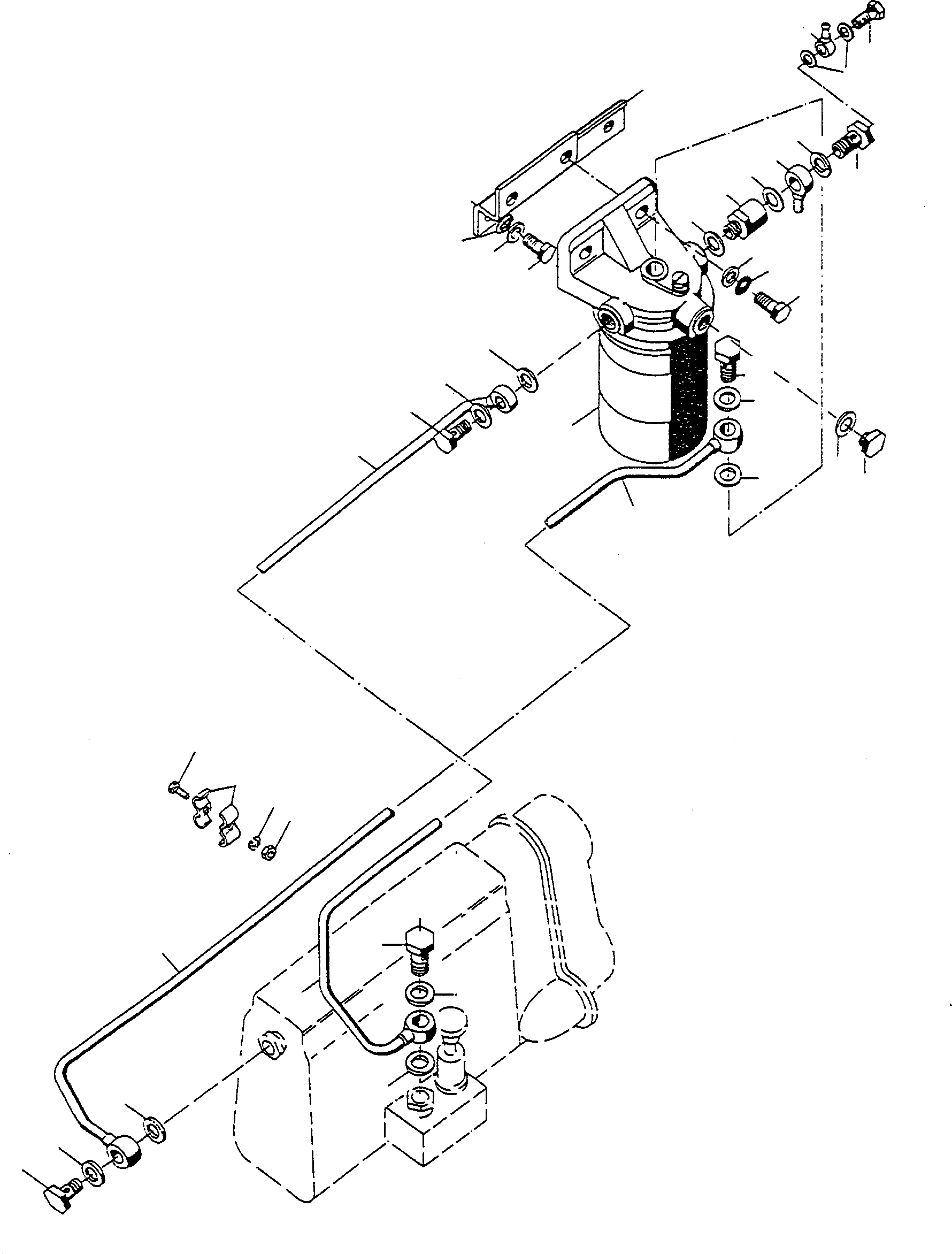 FUEL LINE 2972234M91 KOMATSU
