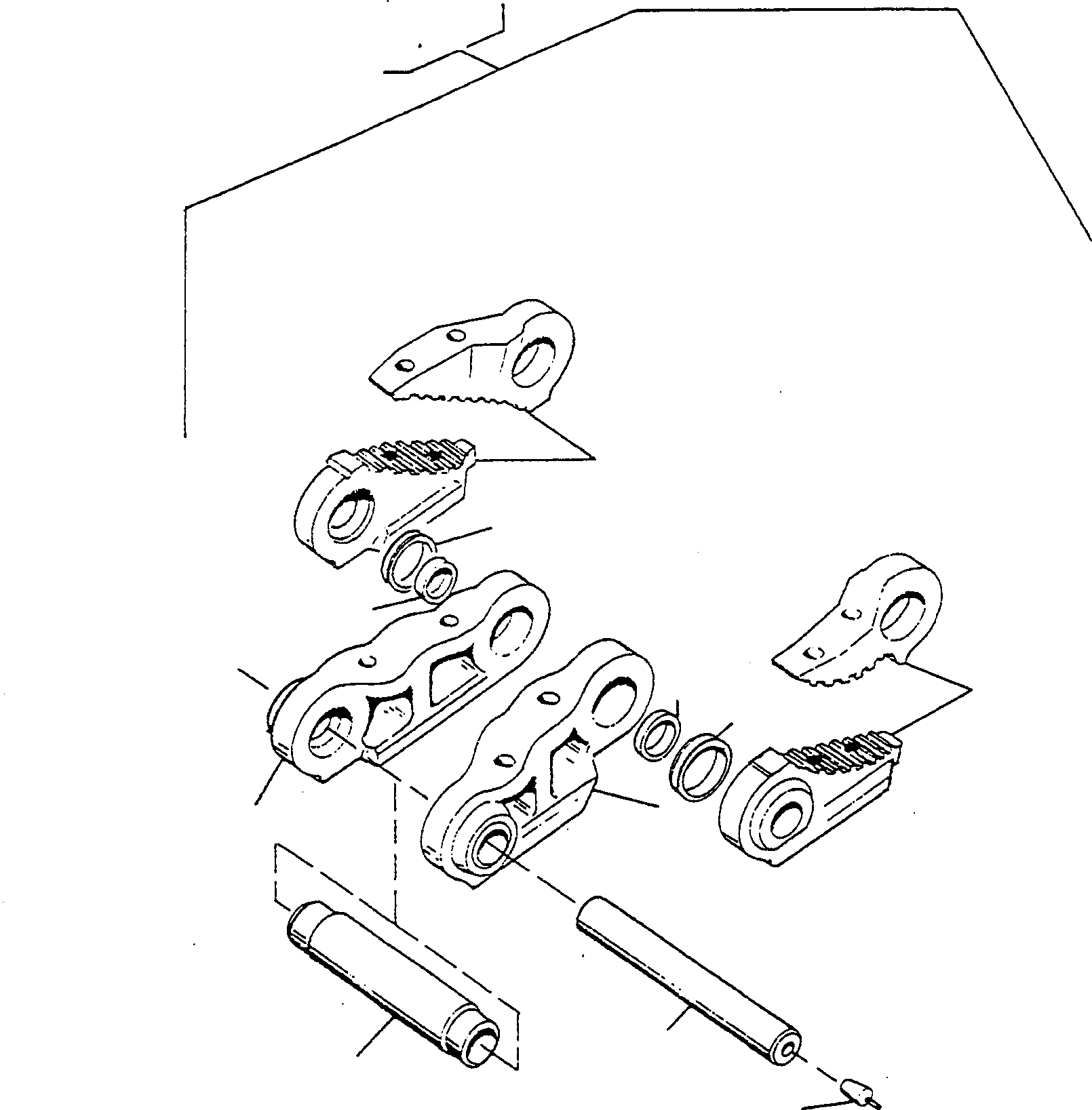 TRACK LINK 3254002M1 KOMATSU
