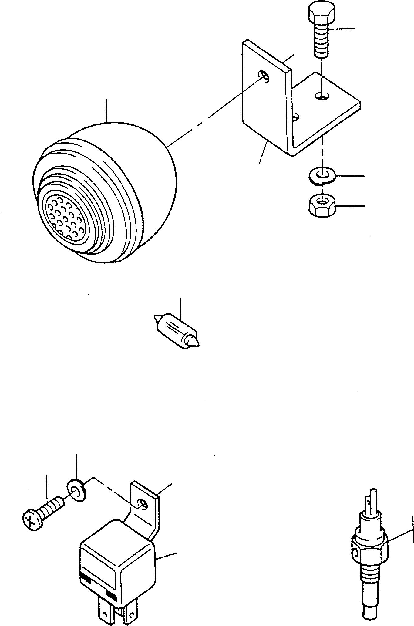 BLINKER LIGHT 3075726M91 KOMATSU