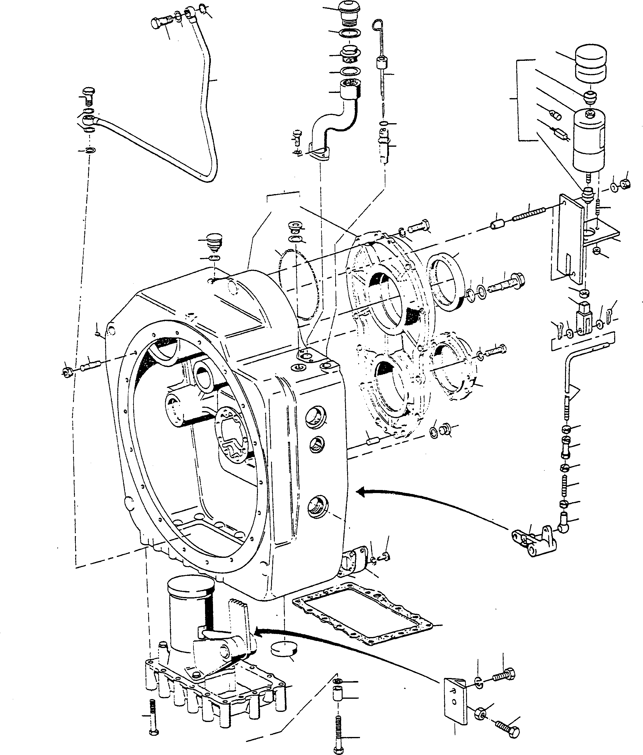 TRANSMISSION HOUSING 2889792M91 KOMATSU
