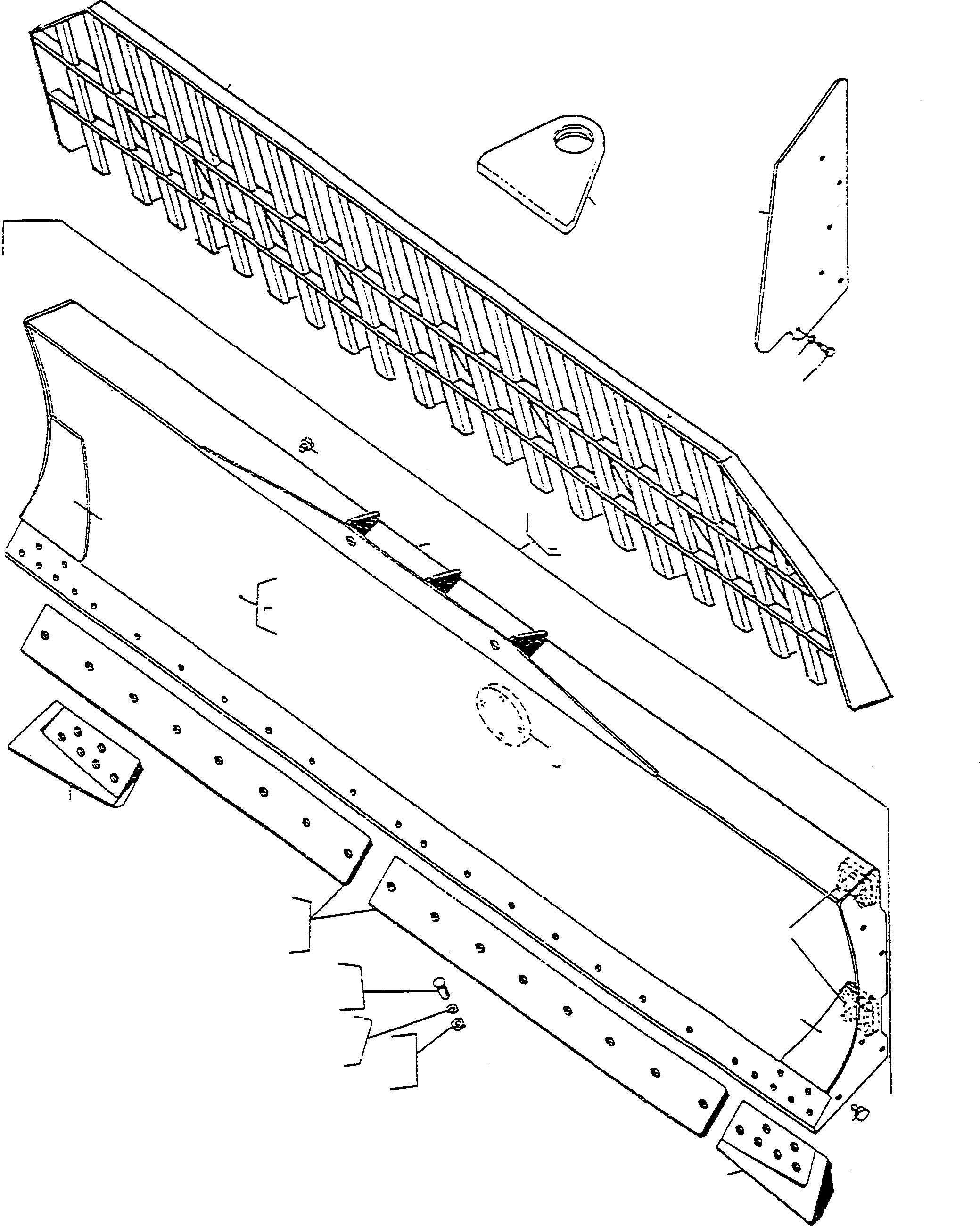 TRAY 3093340M1 KOMATSU
