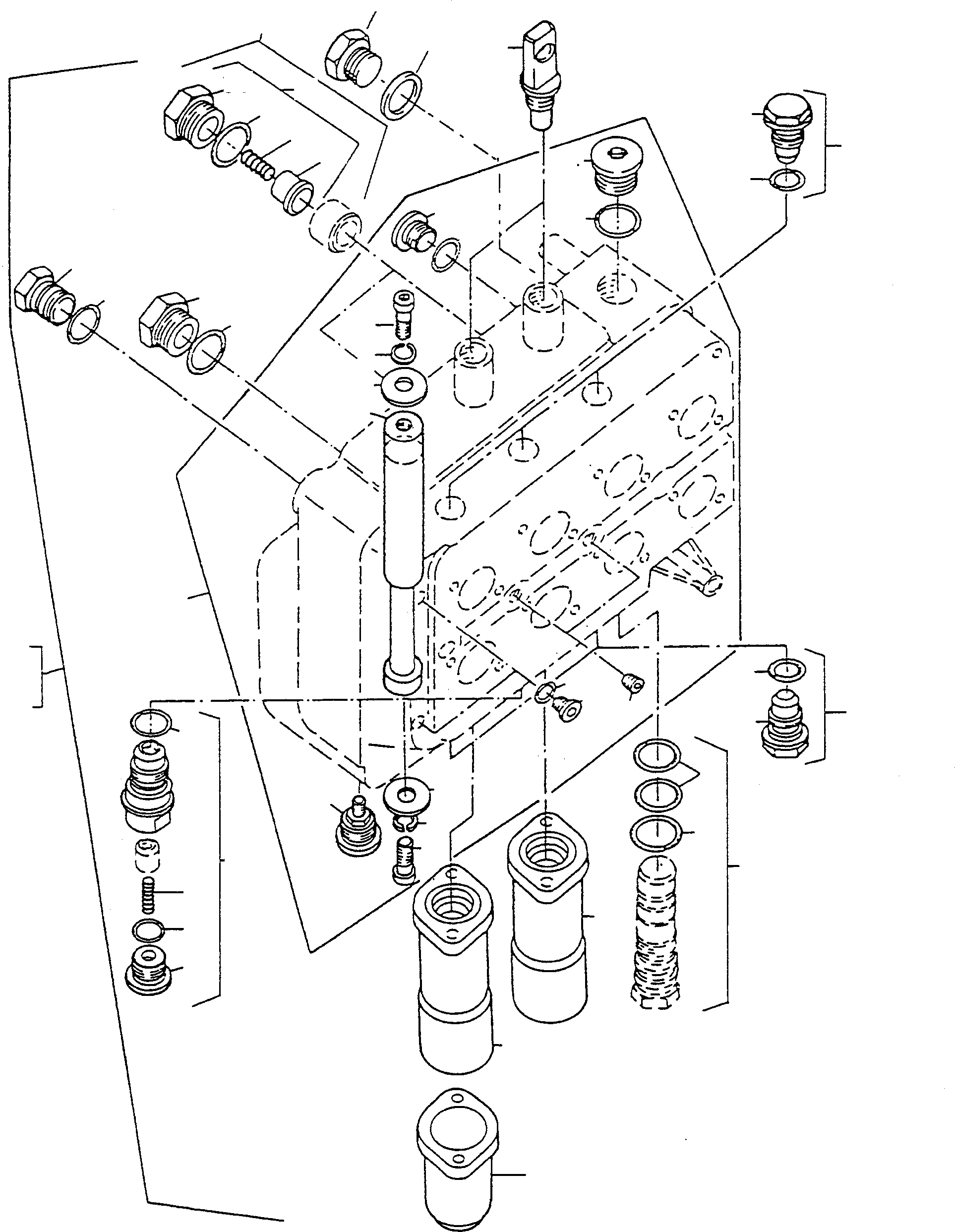 Пробка 2906877M1 KOMATSU