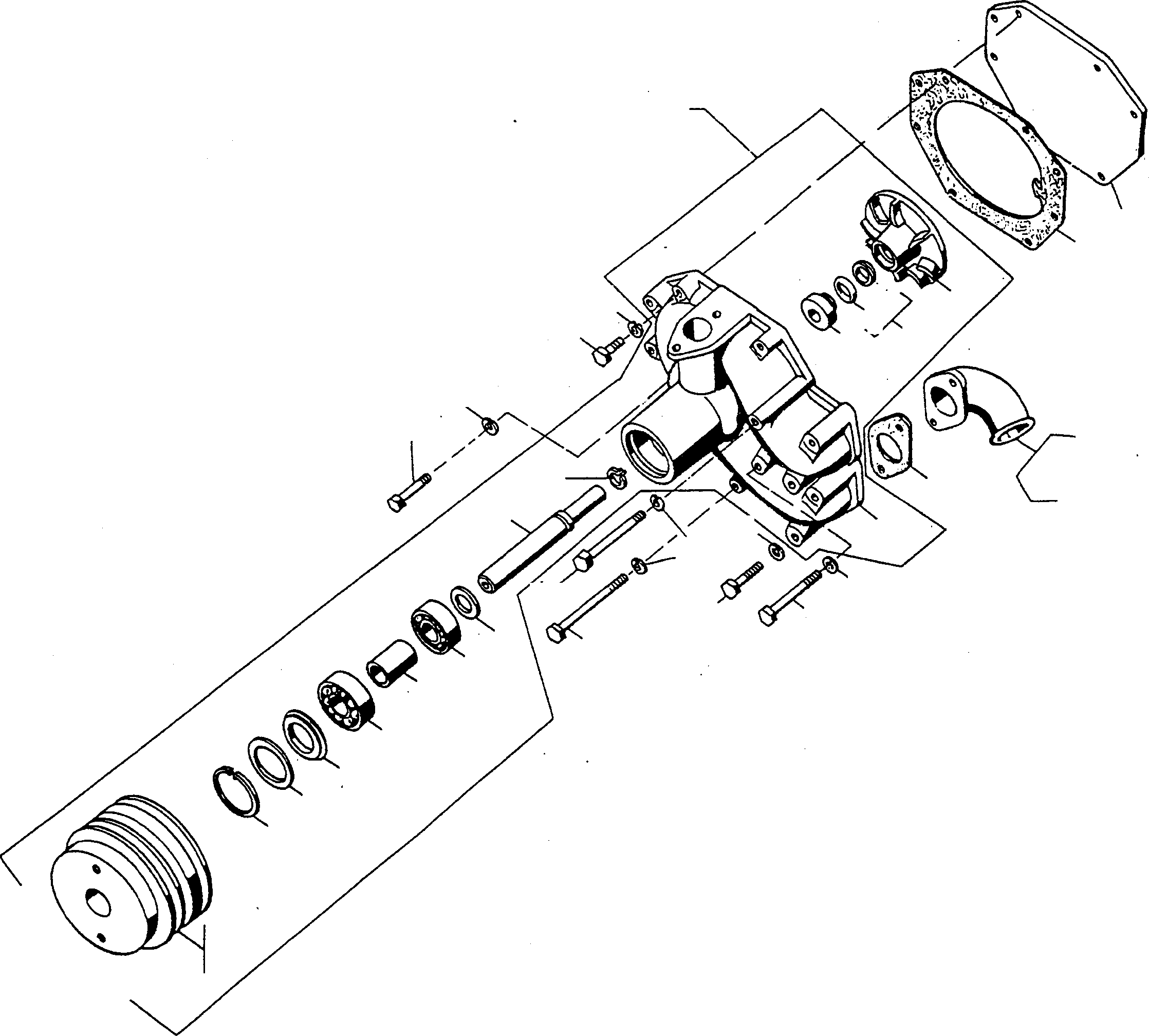 WATER PUMP 3095292M91 KOMATSU