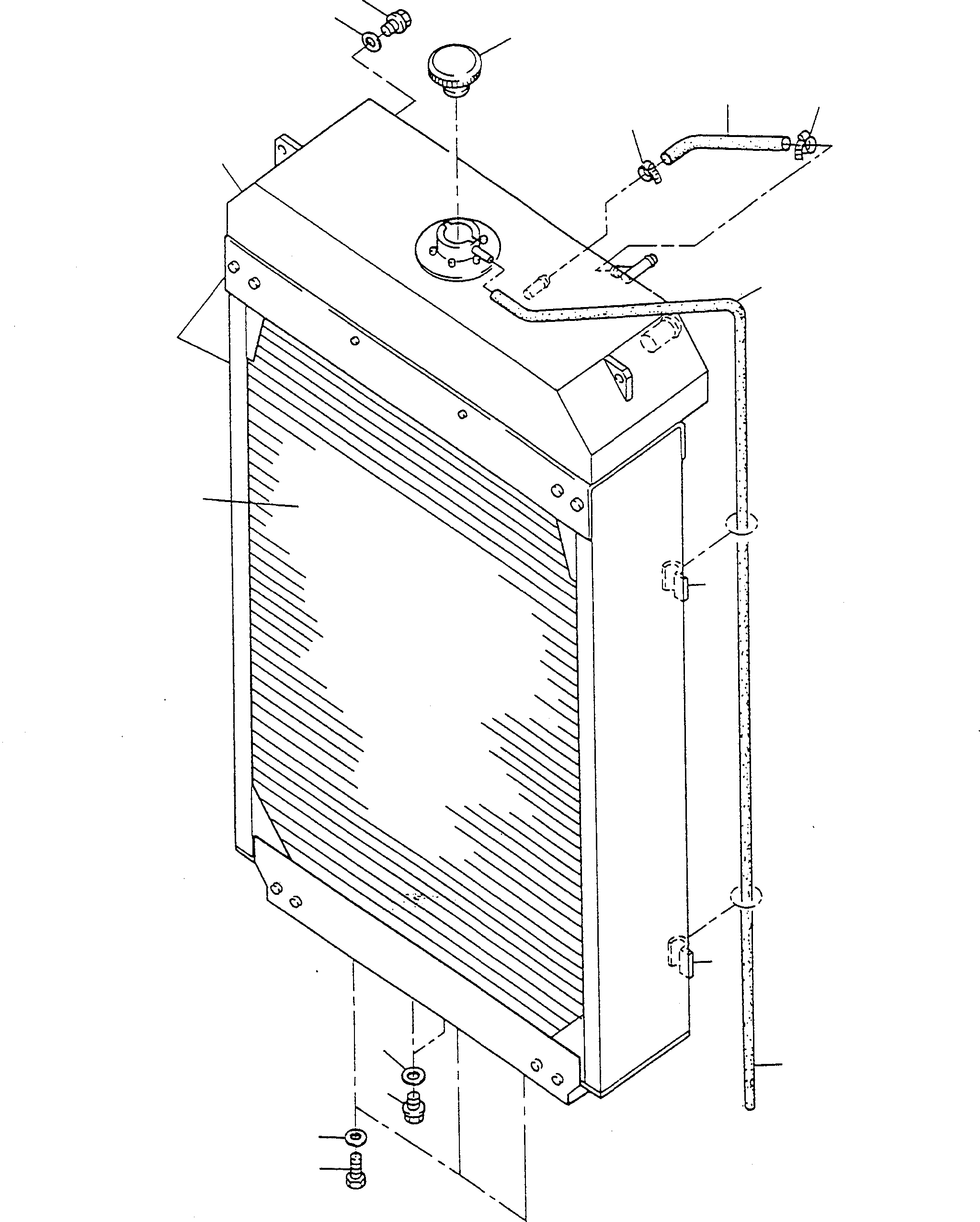 RADIATOR BLOCK 3254085M91 KOMATSU