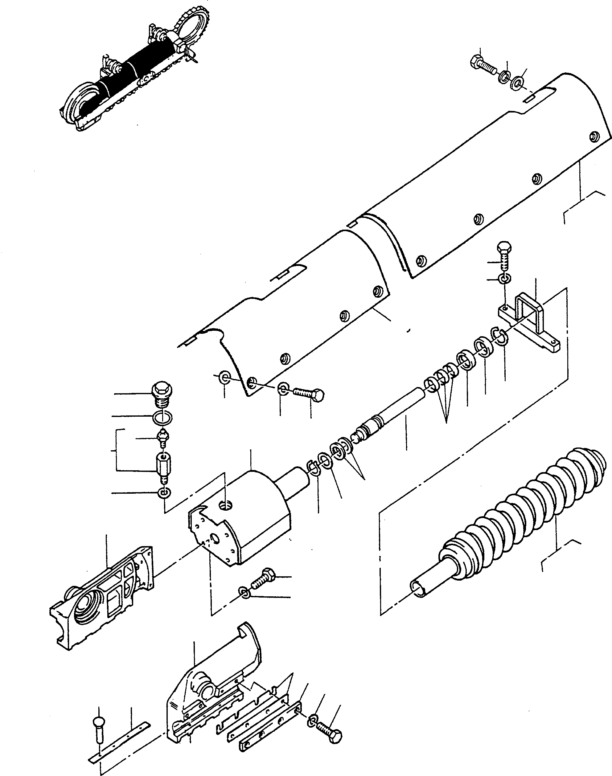 SLIDE RAIL 4000355M1 KOMATSU