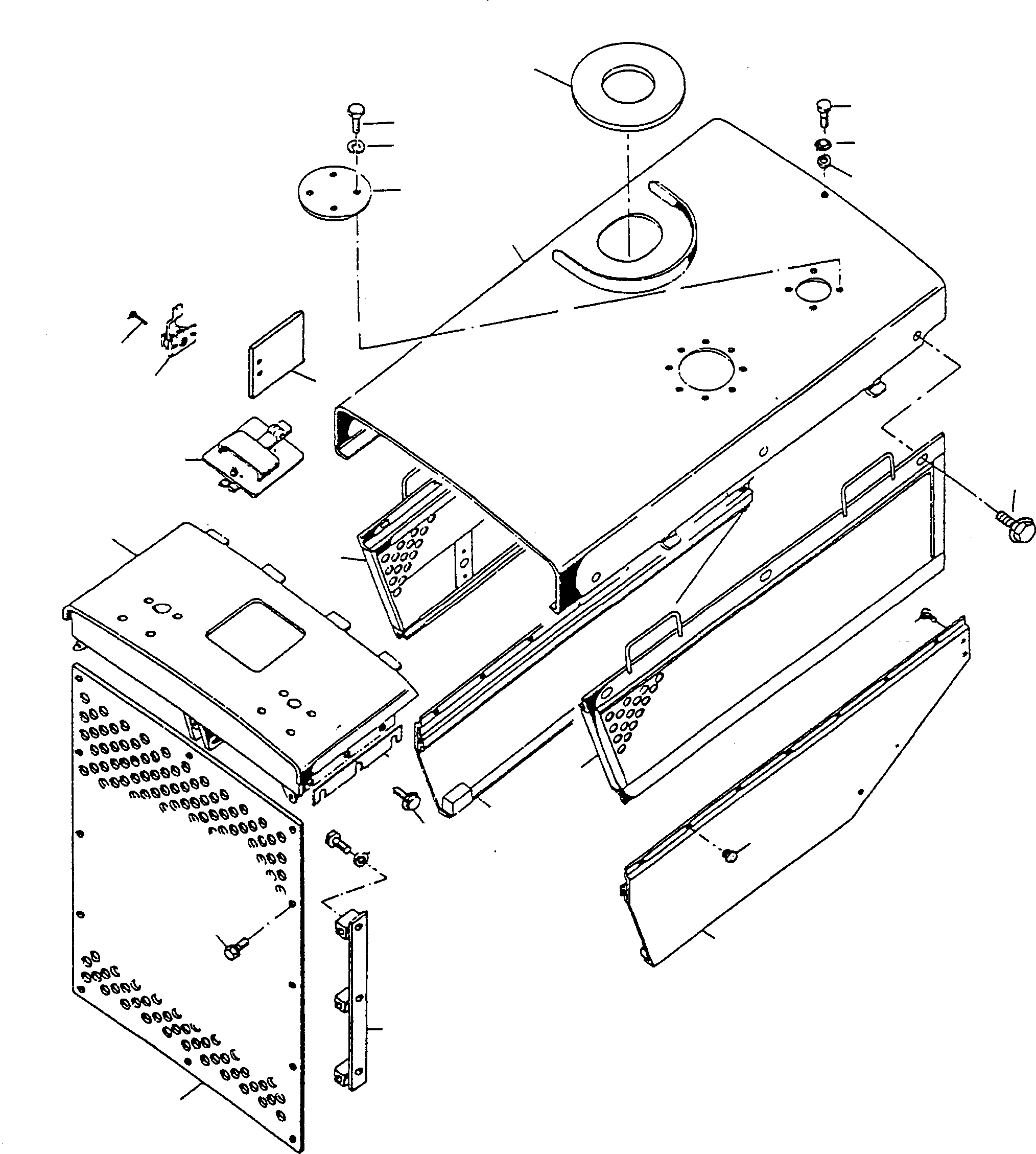 RADIATOR GUARD 4001914M91 KOMATSU