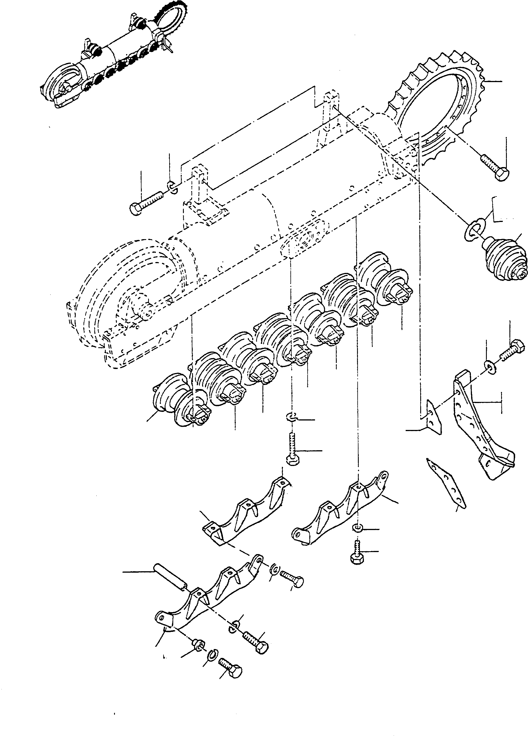 ROLLER GUARD 4101870M91 KOMATSU