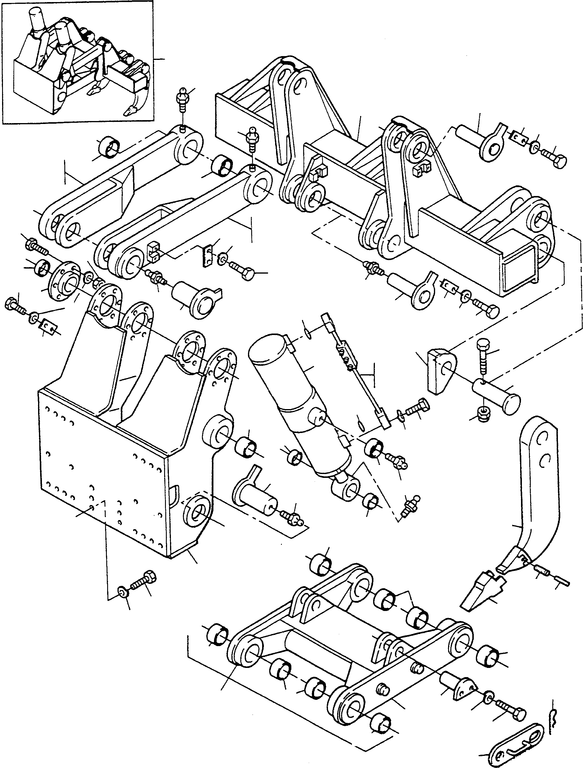 BRIDGE PIECE 3254104M91 KOMATSU