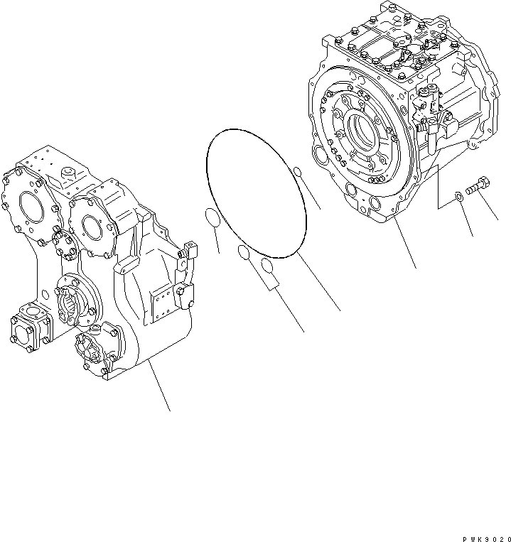 Трансмиссия в сборе (134-15-61200) KOMATSU