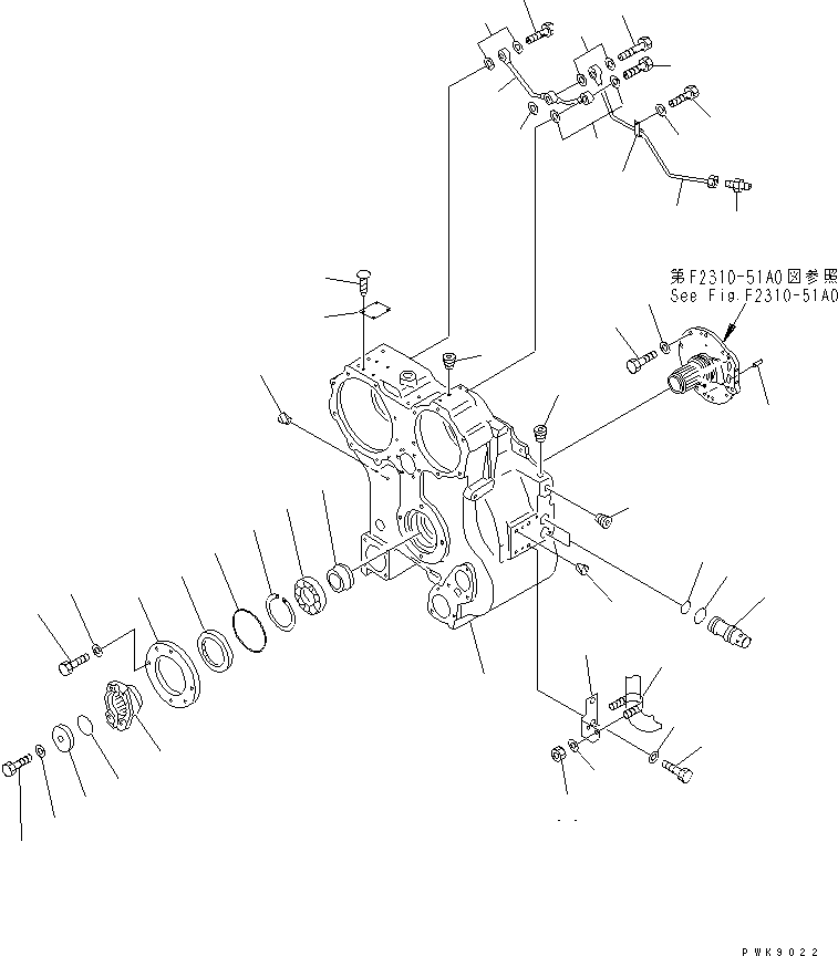 Корпус 14X-13-13112 KOMATSU