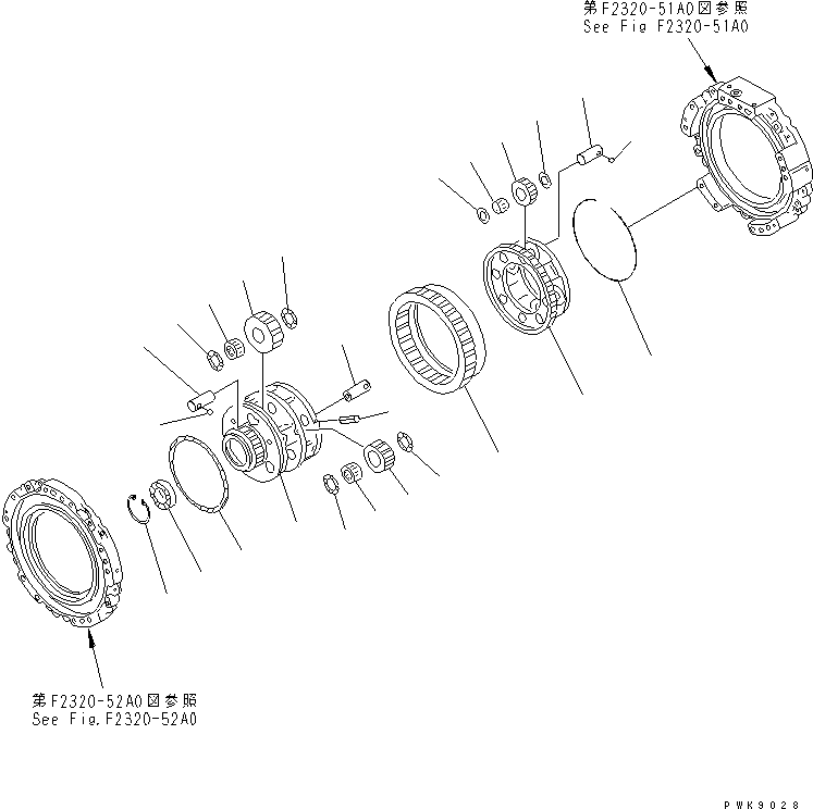 Шестерня 14X-15-12430 KOMATSU