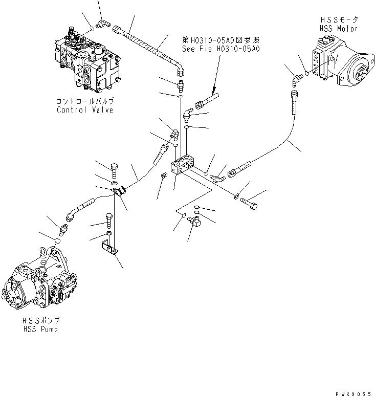 Шланг 07623-40507 KOMATSU