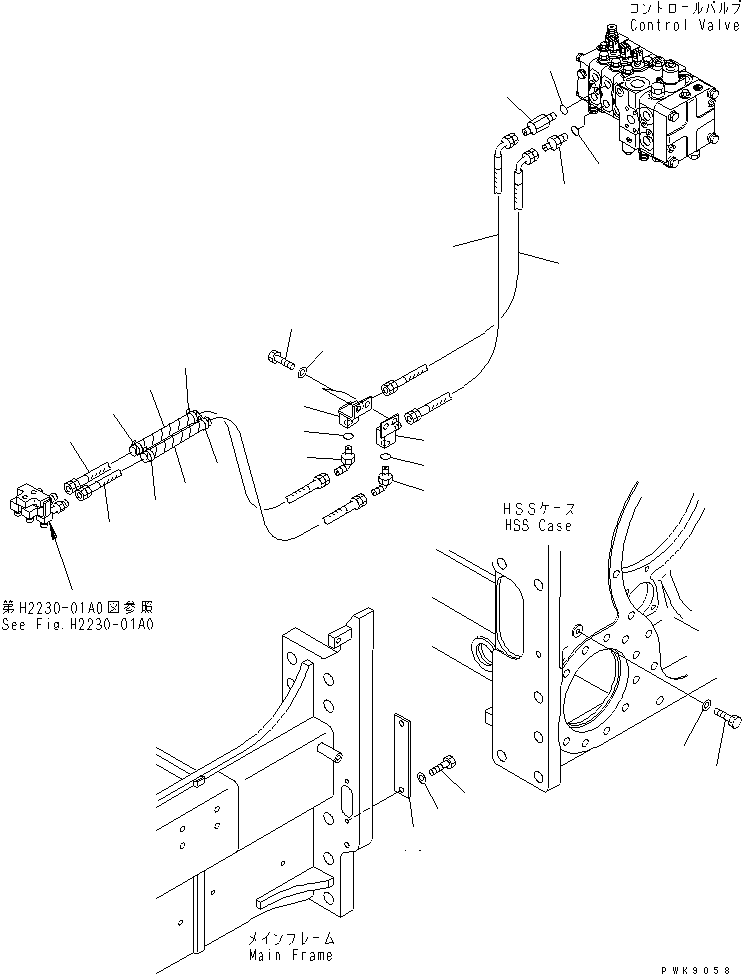 Шланг 12F-62-42410 KOMATSU