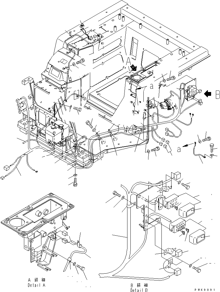 Жгут проводов 134-06-64171 KOMATSU