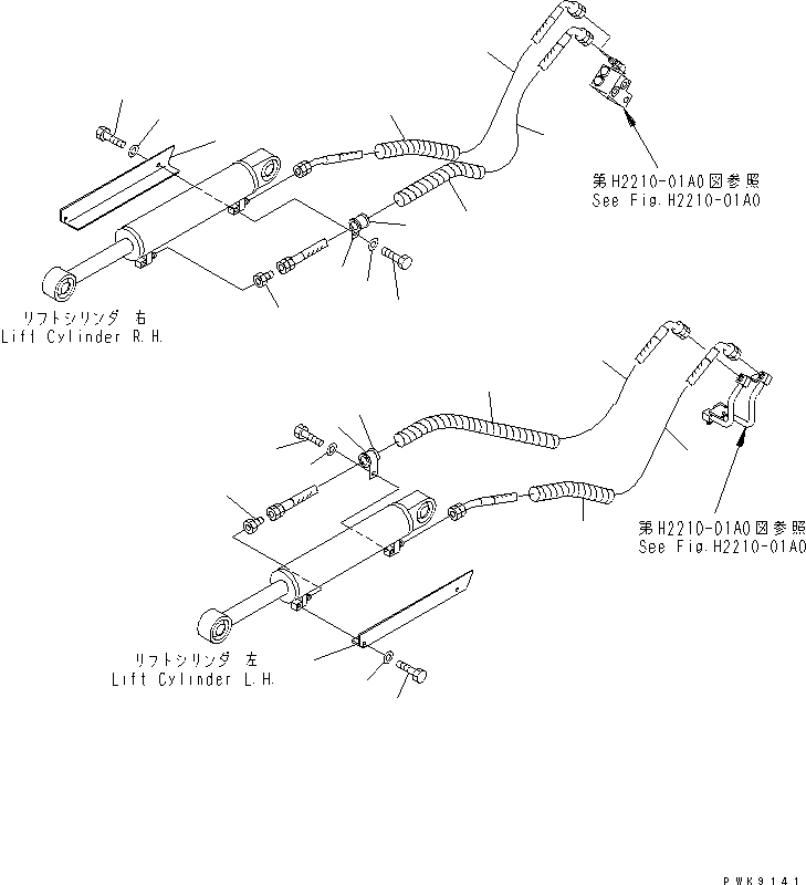 HOSE¤ 720MM 134-X52-1340 KOMATSU