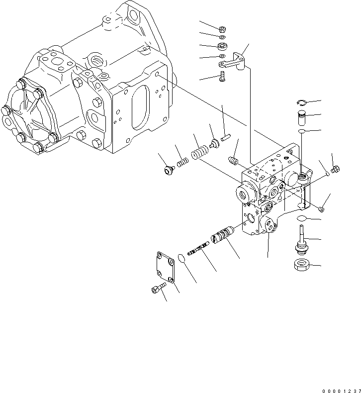 SERVO VALVE ASS'Y 708-1L-03420 KOMATSU