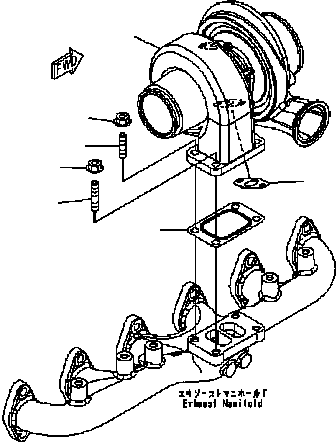 TURBOCHARGER ASSEMBLY (K1) 6742-81-8011 KOMATSU