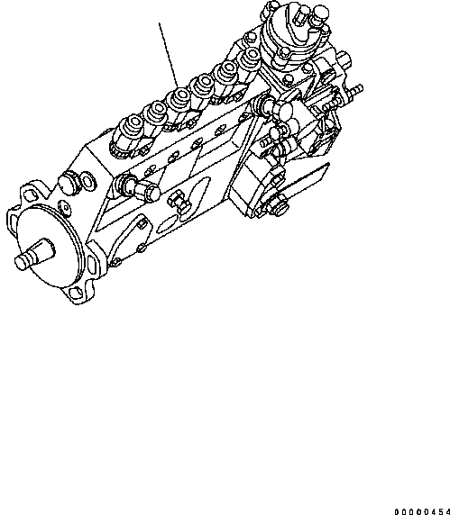 Топливный насос высокого давления в сборе 6742-71-1110 KOMATSU
