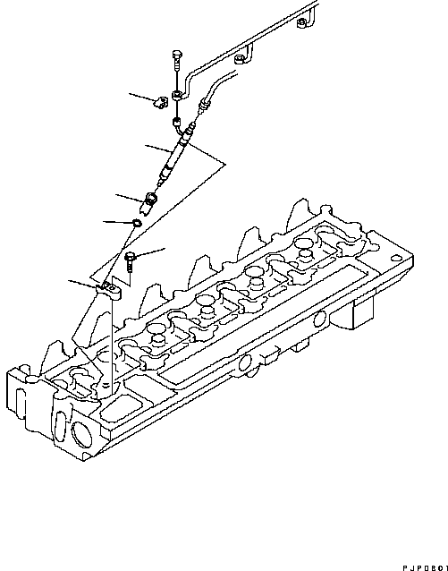 GASKET, (SEE FIG.A411S-01A3) (K1) (6732-71-6230) KOMATSU