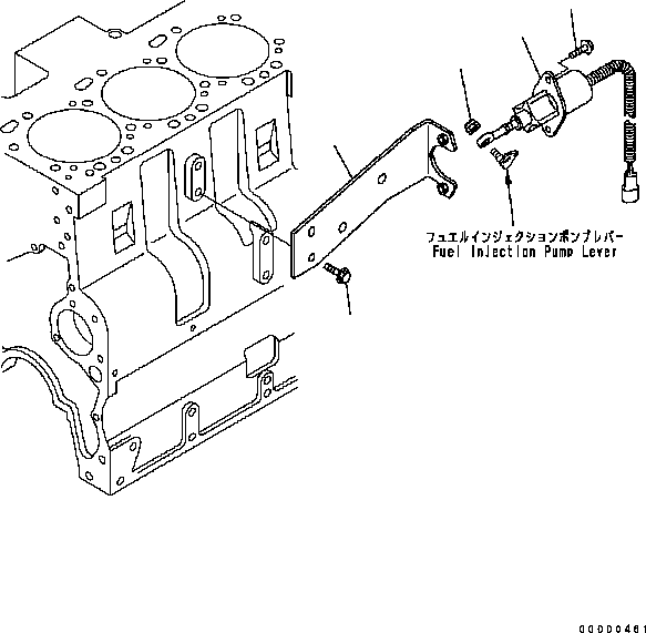 SOLENOID, FUEL PUMP 6742-81-9140 KOMATSU