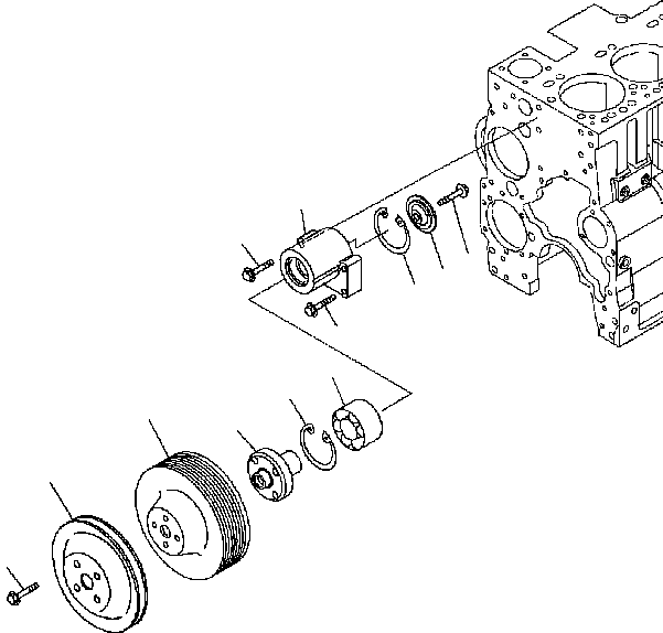 SUPPORT, FAN \6\6732-62-3470 KOMATSU