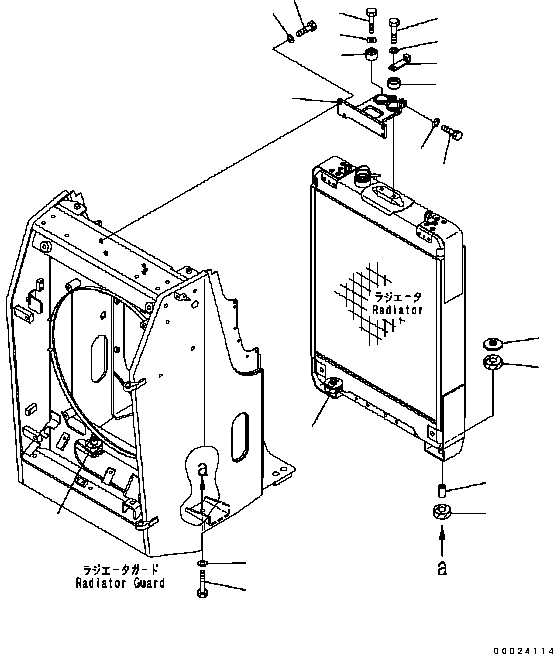 Кронштейн 134-03-71730 KOMATSU