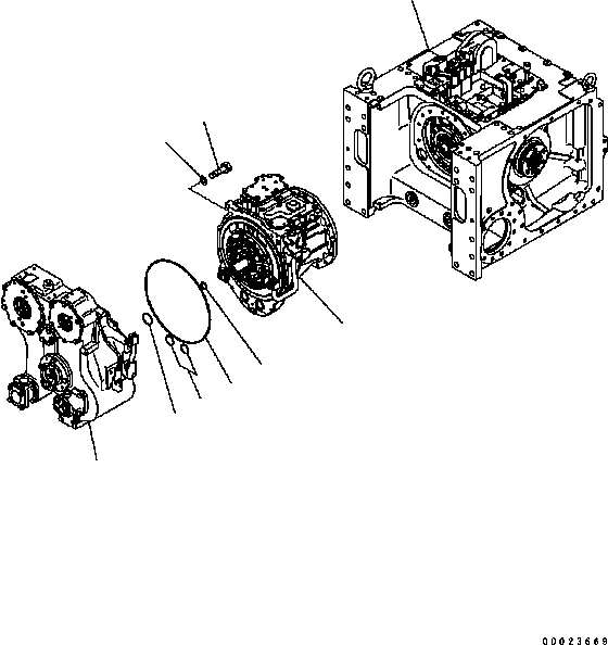 Трансмиссия TORQFLOW в сборе (134-15-70000) KOMATSU
