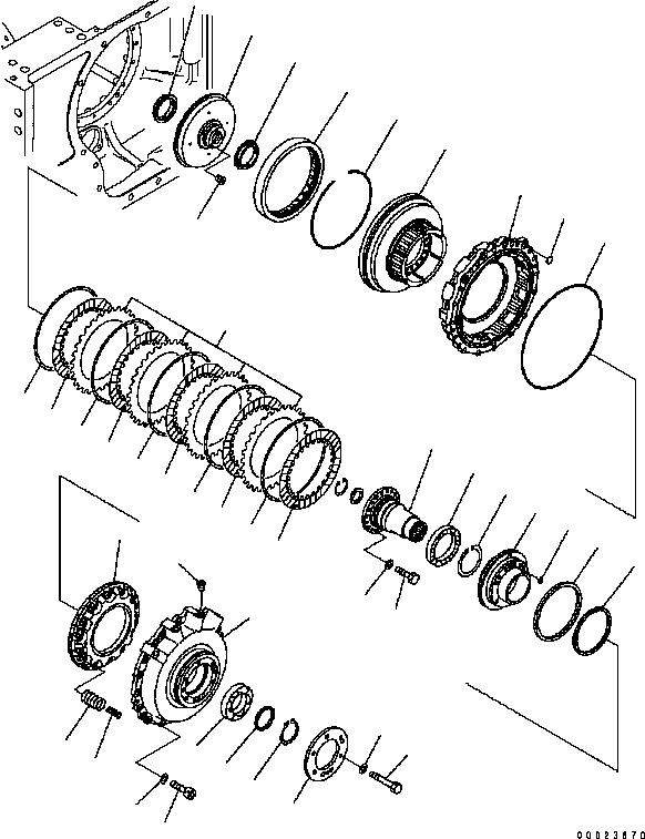 POWER LINE ASSEMBLY (134-22-70000) KOMATSU