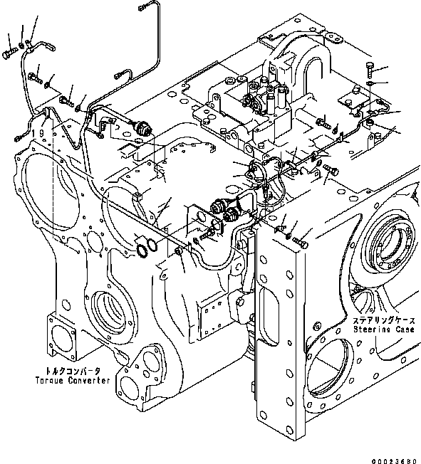 Sensor, Temperature(Torque Converter and Transmission,Rear Housing and PTO (Power Take Off)) (7861-93-3320) KOMATSU