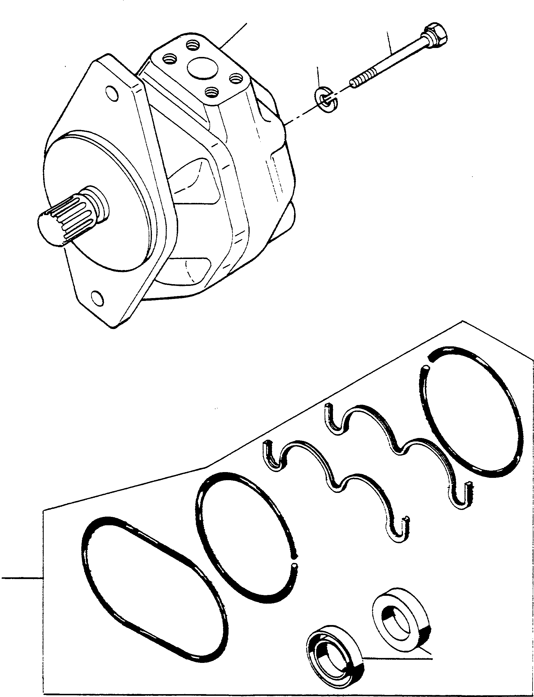 PACKING KIT 4910285M1 KOMATSU