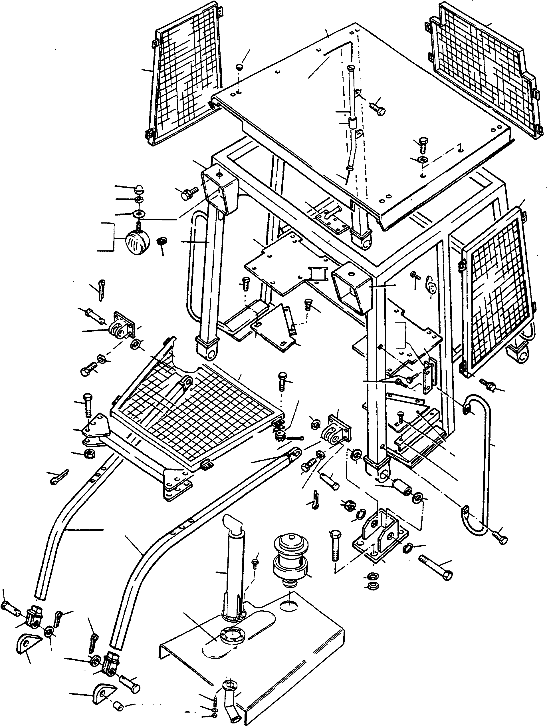 BED BRACKET 4102258M91 KOMATSU